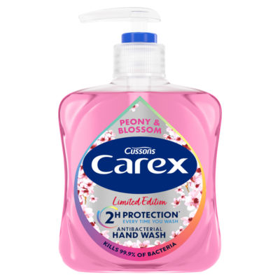 Carex Peony & Blossom Antibacterial Hand Wash 250ml - British product