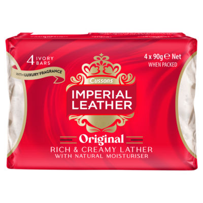 Imperial Leather Original bar soap 4 x 90g, UK version