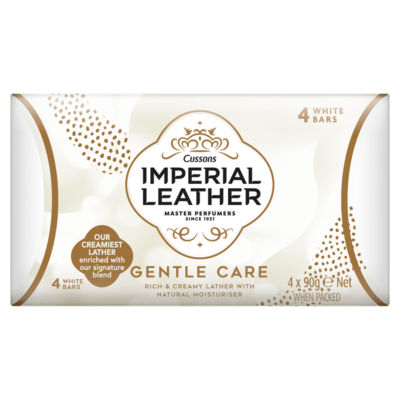 Imperial Leather Gentle Care Bar Soap 4 x 90g, UK version