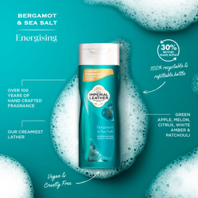 Imperial Leather bergamot & sea salt shower gel 250ml, UK version