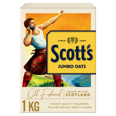 Scott's old fashioned porridge oats 1kg (British brand)