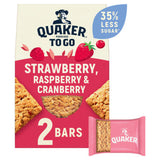 Quaker mixed berries breakfast bars 2x55g, imported from the UK