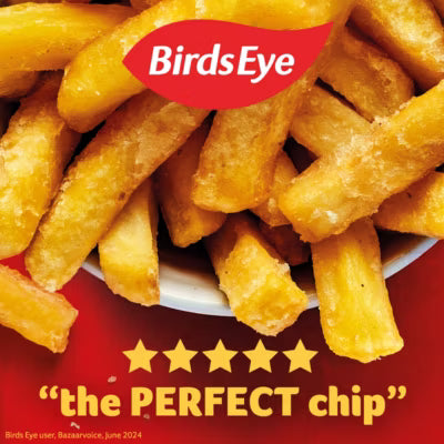 Birds Eye Crispy Straight Cut Chips 900g - British product