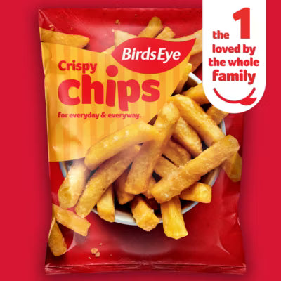 Birds Eye Crispy Straight Cut Chips 900g - British product