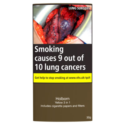 Holborn yellow 3-in-1 pouch 30g, UK version