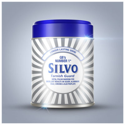 Silvo metal polish wadding for tarnish guard and shine (British brand)