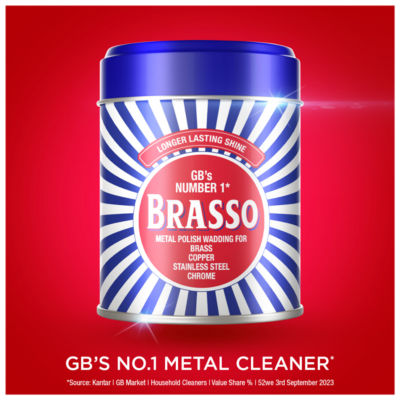 Brasso metal polish wadding 75g - British product