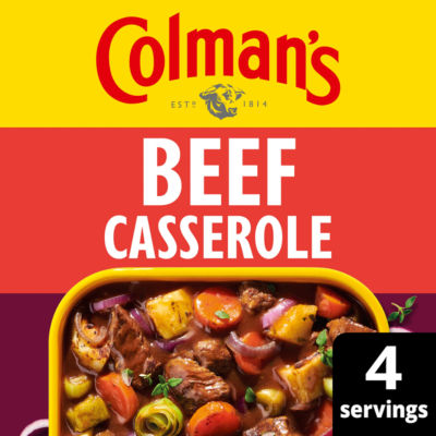 Colman's Classic Comforts Beef Casserole Meal Maker seasoning mix 40g - British product