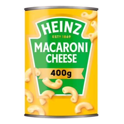 Heinz macaroni cheese ready meal tin 400g, UK version