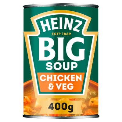 Heinz canned soup chicken and vegetable 400g - British product