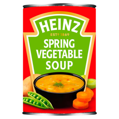 Heinz spring vegetable soup 400g (British brand)
