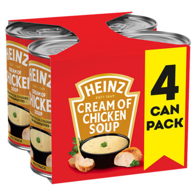 Heinz Cream of Chicken Soup Multipack 4x400g, UK version