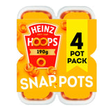 Heinz Hoops pasta pots in tomato sauce 4x190g, UK version