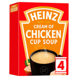 Heinz cream of chicken cup soup 4x17g, UK version