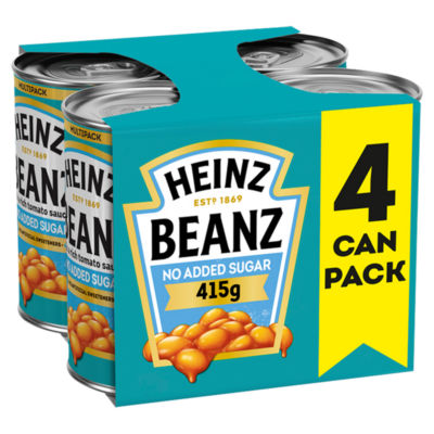 Heinz baked beans in tomato sauce 4-can multipack, UK version