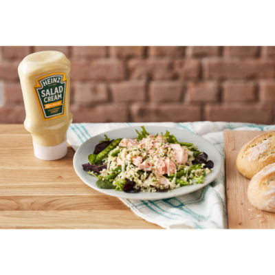 Heinz salad cream light 30% less fat 605g, UK version