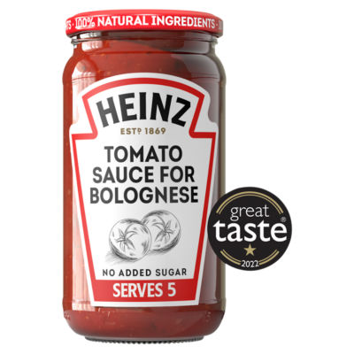 Heinz Tomato Sauce for Bolognese 490g, UK version
