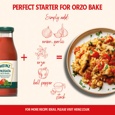 Heinz passata with basil 500g, UK version