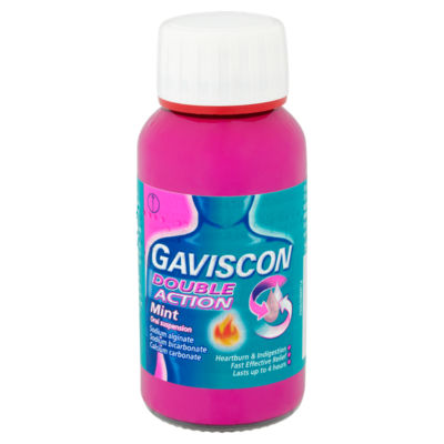 Gaviscon Double Action mint liquid 150ml, UK version