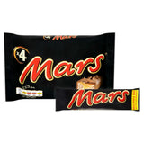 Mars caramel nougat chocolate bars multipack, imported from the UK