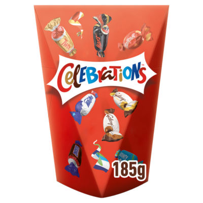 Celebrations milk chocolate gift box 185g - British product