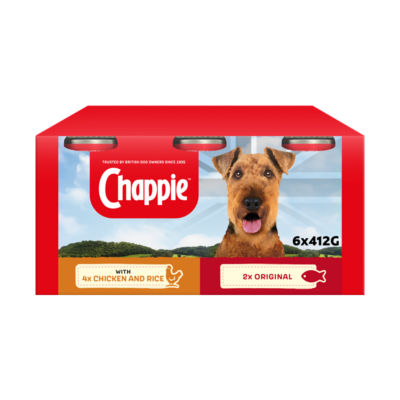 Chappie Adult Wet Dog Food Favourites 6 x 412g - British product