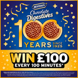 McVitie's Chocolate Digestive Mini Biscuits Multipack 5 x 19g, imported from the UK