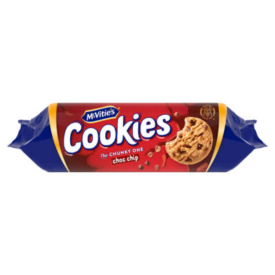 McVitie's milk and dark chocolate chip cookies 150g, imported from the UK