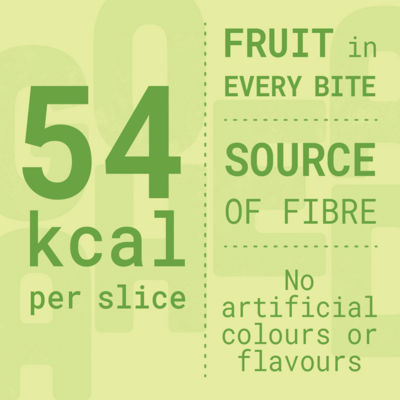 Go Ahead apple crispy fruit slices snack bars 174.4g - British product