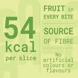 Go Ahead apple crispy fruit slices snack bars 174.4g - British product