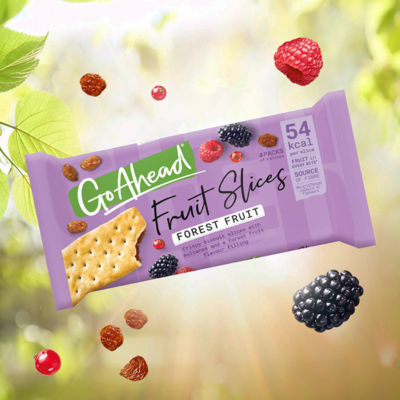 Go Ahead Crispy Fruit Slices Snack Bars 174g, UK version