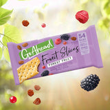 Go Ahead Crispy Fruit Slices Snack Bars 174g, UK version