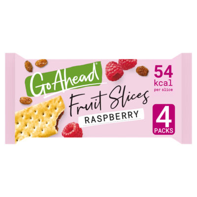 Go Ahead Raspberry fruit bars, UK version