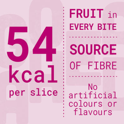 Go Ahead Raspberry fruit bars, UK version