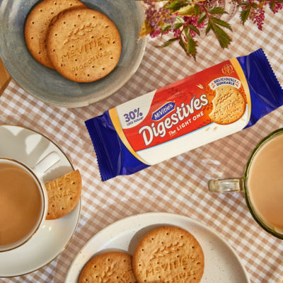 McVitie's The Light One Digestive Biscuits 250g, imported from the UK