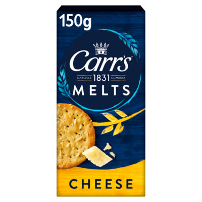 Carr's Melts cheese crackers 150g - British product