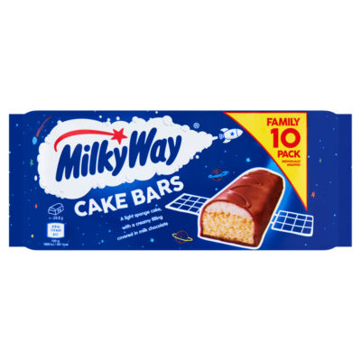 Milky Way cake bar multipack 10 x 24.8g, 248g, imported from the UK
