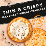 Jacob's Salt & Cracked Black Pepper Crackers 200g, UK version