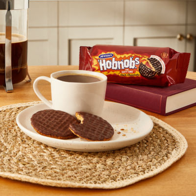 McVitie's dark chocolate hobnobs biscuits 262g, imported from the UK