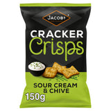 Jacob's cracker crisps sour cream and chive 150g, UK version