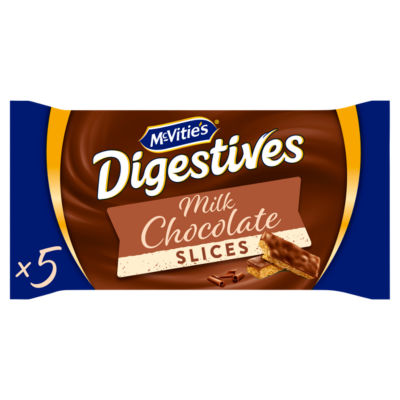 McVitie's milk chocolate digestive slices 114.1g, imported from the UK