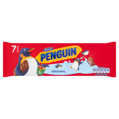 McVitie's Penguin Original Biscuit Bar 172g , imported from the UK