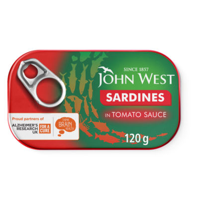 John West Sardines in Tomato Sauce Canned Sardines 120g