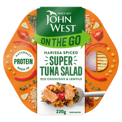 John West Harissa Spiced Tuna Salad 220g, UK version
