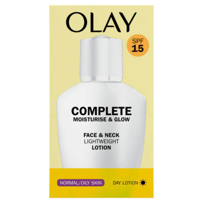 Olay Complete Moisturise & Glow SPF15 Face and Neck Lotion Moisturiser 200ml