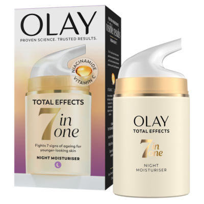 Olay anti-ageing night cream with Niacinamide and Vitamin C 50ml, imported from the UK