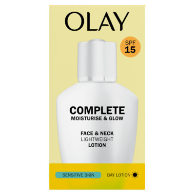 Olay Complete Face Lotion Sensitive SPF15 100ml, imported from the UK