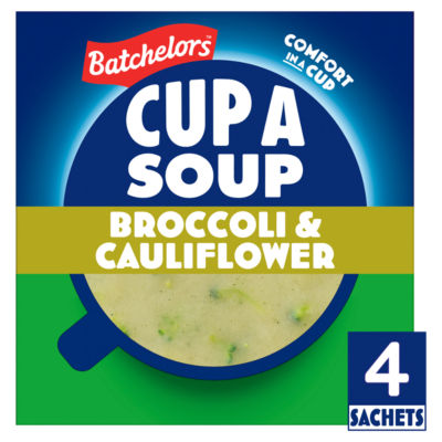 Batchelors Cup a Soup broccoli cauliflower 4 sachets 101g - British product