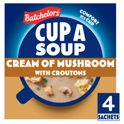 Batchelors cream of mushroom soup sachets 99g - British product