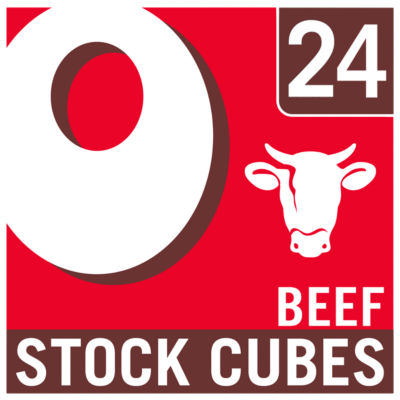 Oxo beef stock cubes 142g, imported from the UK